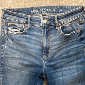 American Eagle Distressed Blue Jeans
